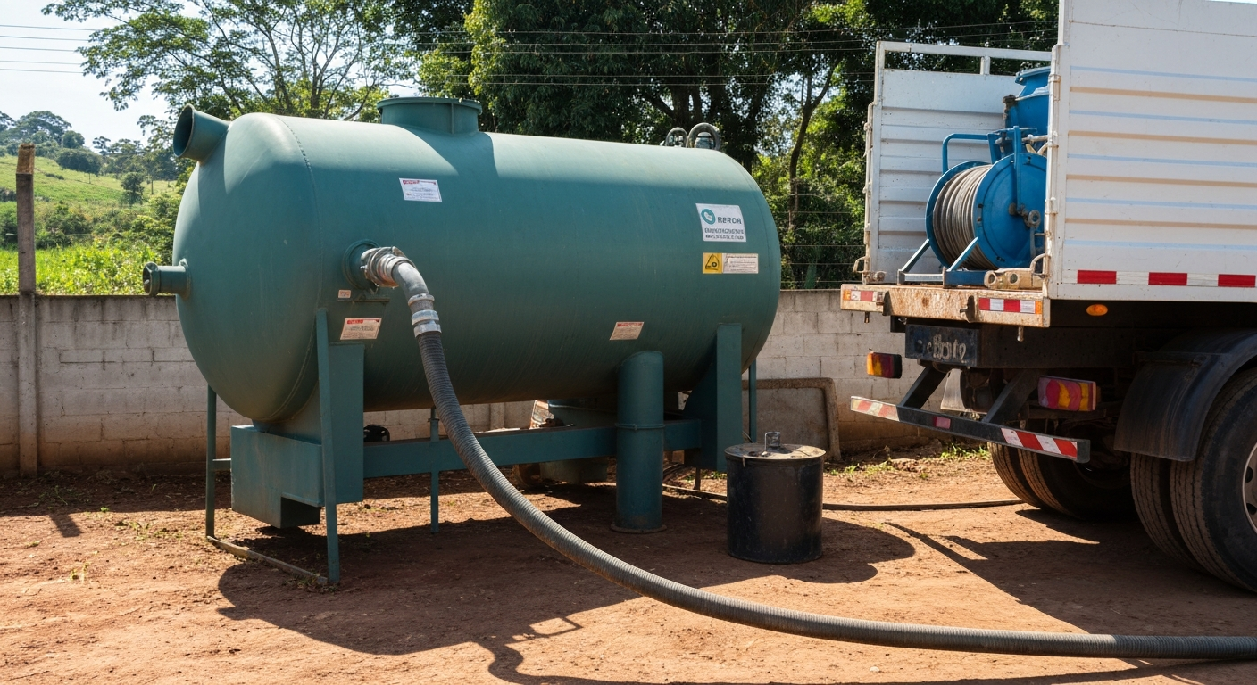 Servico de Limpa Fossa em Quadra